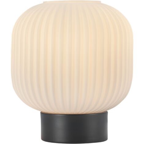 Lampe de table verre opale 23W IP20 E27 Diam 200mm (1/4)