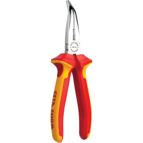 Pince à bec coudé CETAFORM isolée 1000V poignée DUOTECH L.200mm (1/2)