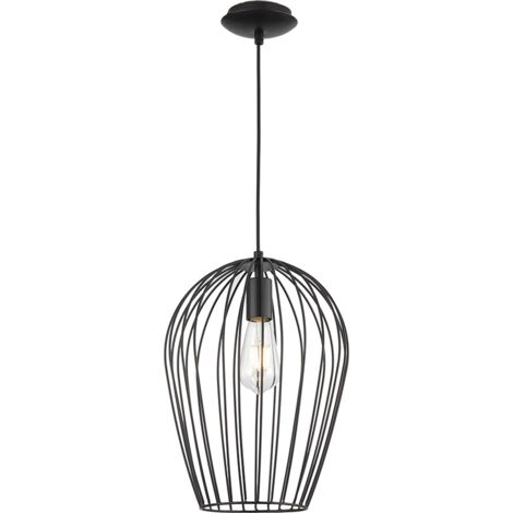 Suspension métal 23W E27 Noir IP20 Diam. 275mm (1/3)
