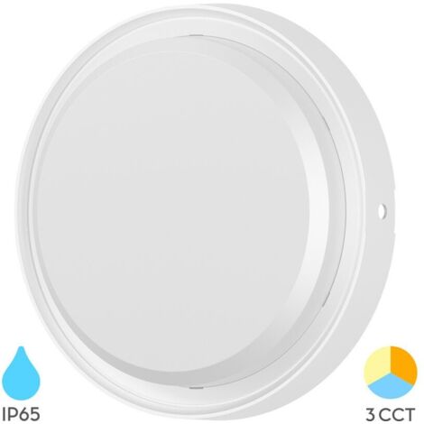 Applique extérieure LED 18W 3en1 IP65 Blanc (1/5)