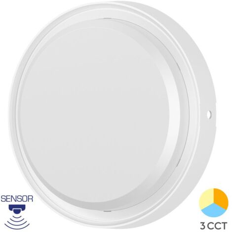 Applique extérieure LED 18W avec Détecteur micro-ondes IP65 Blanc (1/5)