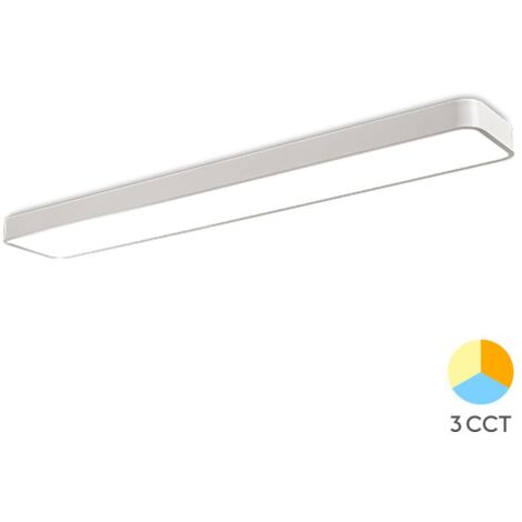 Plafonnier LED Décoratif 45W 3en1 4650lm Blanc (1/5)