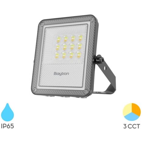 Projecteur LED 10W 3en1 1100lm IP65 IK06 – Gris (1/5)