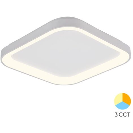 Plafonnier LED Bella 36W 3en1 4260 lm – 480x480mm – Blanc (1/5)