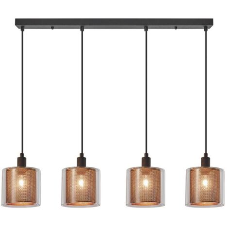 Suspension décorative 4xE14 23W IP20 – Cuivre (1/4)