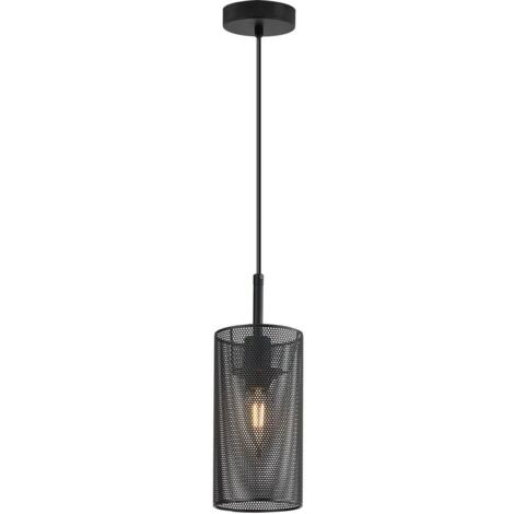Suspension décorative 1xE14 23W IP20 – Noir (1/4)