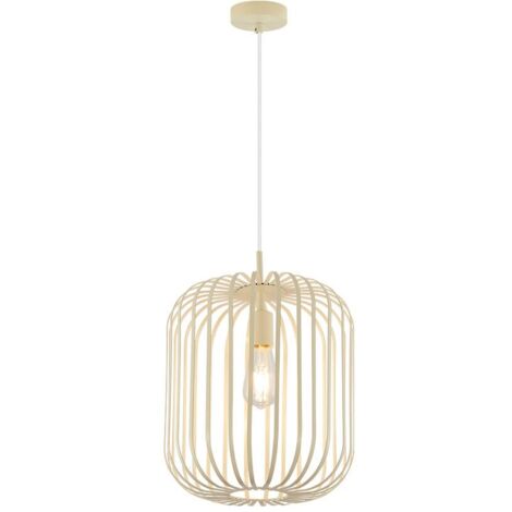 Suspension décorative 1xE27 23W IP20 – Beige (1/4)