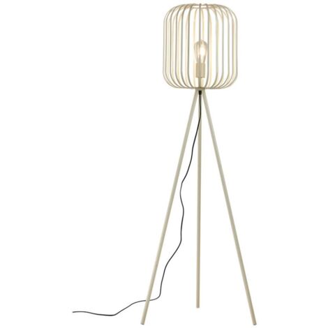 Lampadaire LED décoratif 1xE27 23W IP20 – Métal beige (1/4)