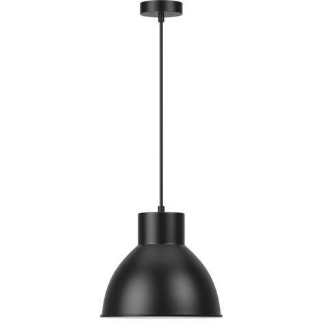 Suspension décorative 1xE27 23W IP20 – Métal noir (1/4)
