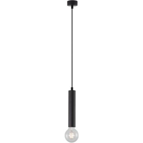 Suspension décorative 1xE27 IP20 23W – Noir (1/4)