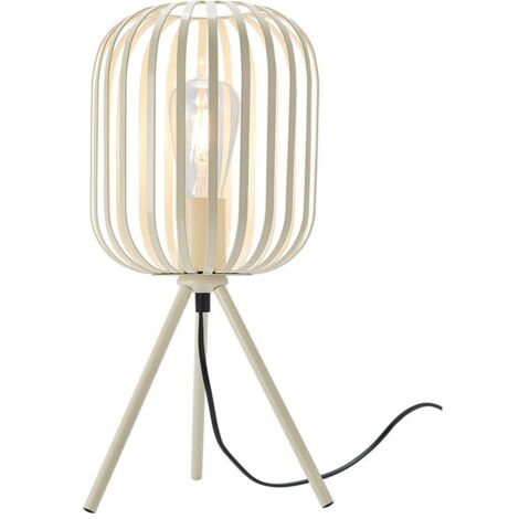 Lampe de table décorative 1xE27 23W IP20 – Beige (1/4)