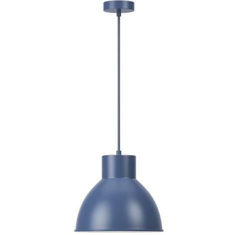 Suspension décorative 1xE27 23W IP20 – Métal bleu (1/4)