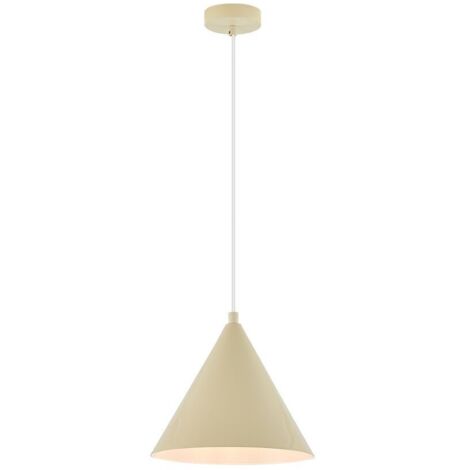 Suspension décorative 1xE27 23W IP20 – Métal beige (1/4)
