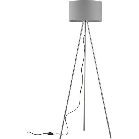 Lampadaire décoratif 1xE27 23W IP20 – Gris (1/4)