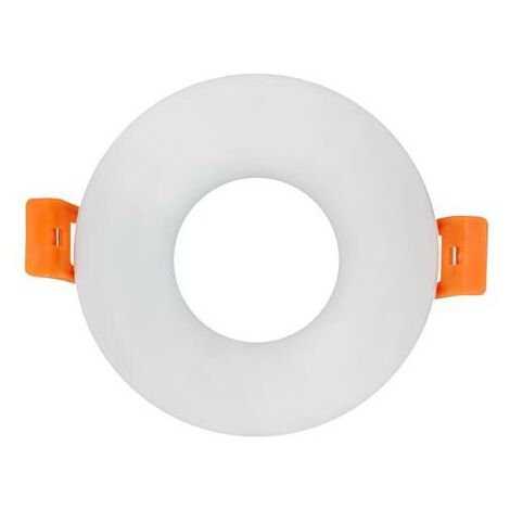 Support spot rond blanc fixe GUI0/MR16 IP20