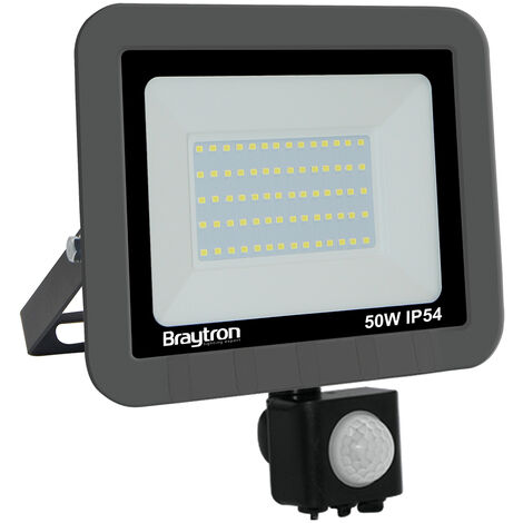 Projecteur LED 50W IP54 6500K avec détecteur