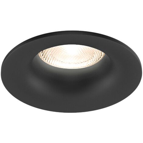 Support de spot Tetra D1 rond noir MR16 GU10/GU5.3 (1/5)