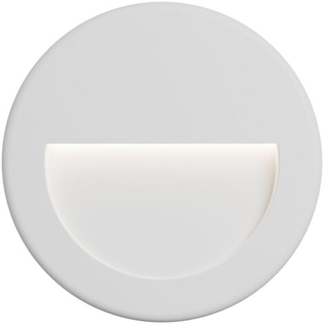 Spot LED mural VEKTAB1 rond blanc 3W 3000K IP65