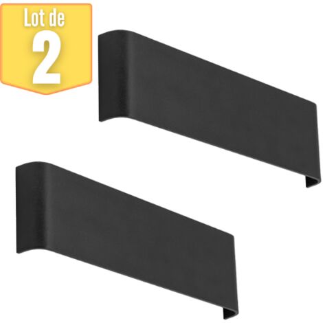 Lot de 2 appliques LED BRAYTRON AVVA2, noir, 12W, 810lm, aluminium (1/5)