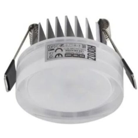 Spot LED downlight rond 5W (Eq. 40W) 4200K Diam 62mm (1/2)
