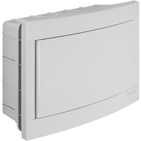 Tableau nu encastrable 12 modules Panasonic porte opaque