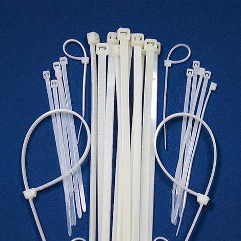 100 Pièces Serre-câbles électriques Blanc 3mm*15cm Serre Cable