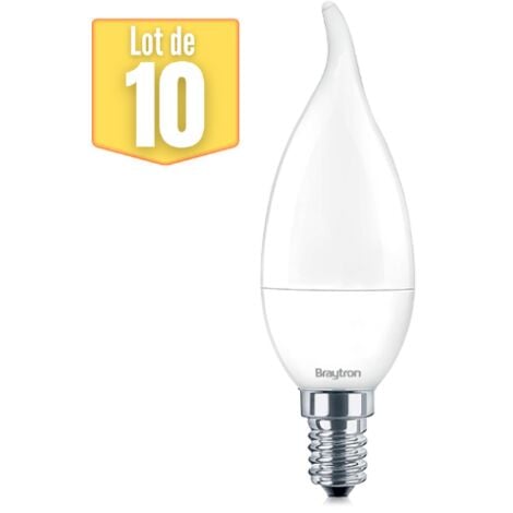 Lot de 2 Ampoules LED E14 Dépoli 4.5W Eq 40W P45