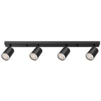 Spot LED en Saillie 4xGU10 IP20 35W max – Noir