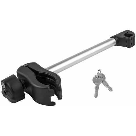 Porte-vélo Eufab : Fixe-cadre Amovible Et Antivol 31 Cm