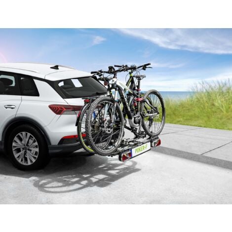 Porte-vélos 2 Vélos Sur Attelage Poker F Pliable Et Basculant - Eufab