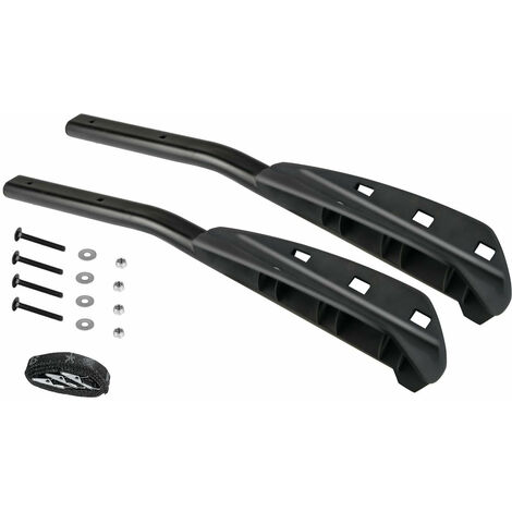 Eufab – Porte-vélo supports de roues extra larges jusqu'à 3,25 pouces – Maintien optimal pour pneus larges – Inclus 3 sangles de fixation