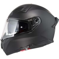 Nzi - Casque Moto Intégral - Modèle Go Rider Stream Duo Noir Mat Avec Pare-soleil XL