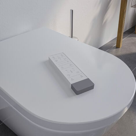 Bernstein Dusch-WC PRO+ 1102 Weiß glänzend spülrandlos mit Gesäß- und Ladydusche