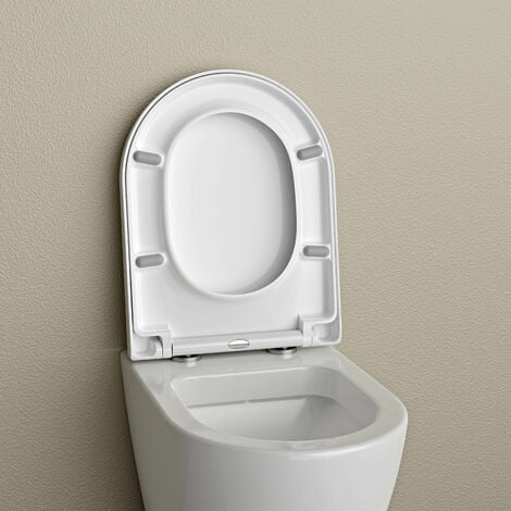 WC-Sitz Bernstein U1002 Softclose Ersatzdeckel Weiß glänzend