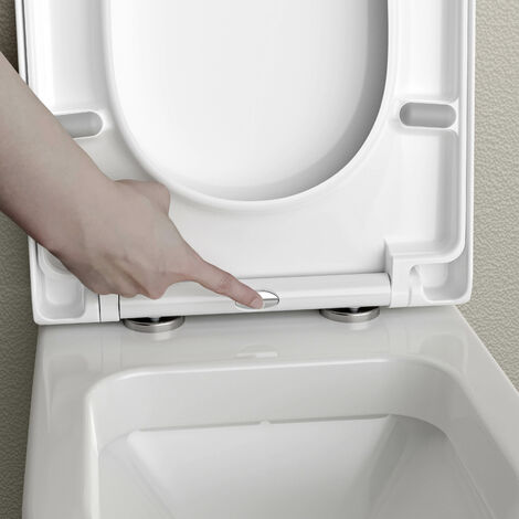 WC-Sitz Bernstein U1002 Softclose Ersatzdeckel Weiß glänzend