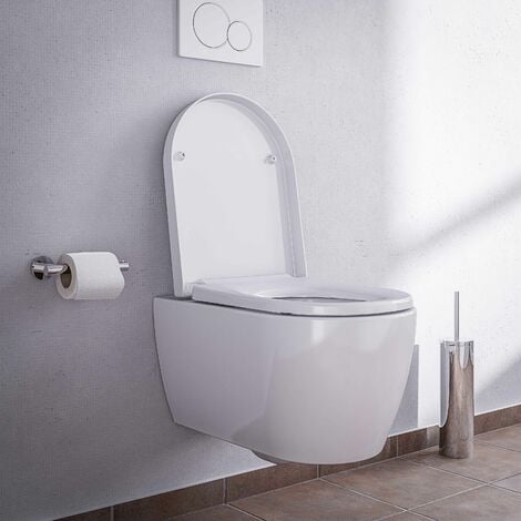 Spülrandloses Wand-Hänge-WC Bernstein NANO NT2039 Softclose Standard