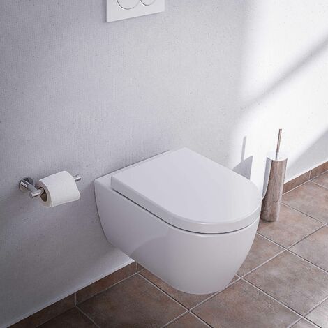 Spülrandloses Wand-Hänge-WC Bernstein NANO NT2039 Softclose Standard