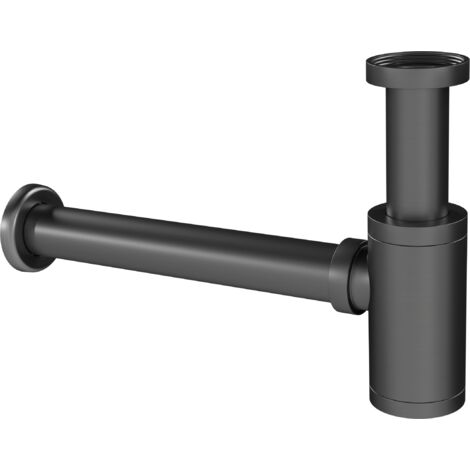 Siphon Bernstein 1924 Gunmetal für Waschbecken