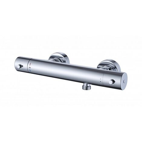 Duscharmatur Bernstein Wandmischbatterie 4021 mit Thermostatventil ohne Duschschlauch Duschstange Handbrause