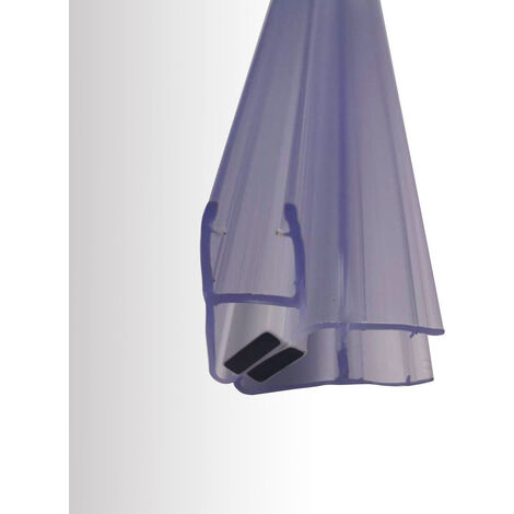 BuyLando Magnetdichtung Für Duschkabinen – Für 10 Mm Glas, 180°+90°, PVC, UV-beständig, Beliebig Kürzbar