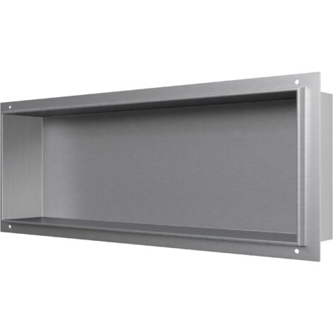 Wandnische Bernstein Edelstahl BS206010 randlos 20 x 60 x 10 cm Edelstahl gebürstet