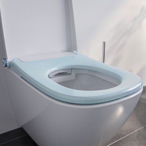 Bernstein Dusch-WC Basic 1104 Komplettanlage Gesäß- und Ladydusche SoftClose Nachtlicht spülrandlos 180° Vortex