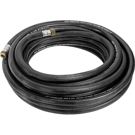 Bricoferr Manguera negra para pulverizador de 8,5 mm - 10 metros