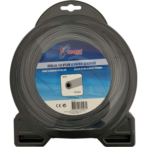 Filo Per Decespugliatore Kawapower - Nylon Quadrato 3.3mm, 50 Metri, Per Taglio Erba E Sterpaglie - Foto 9