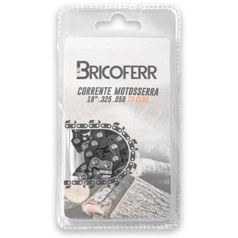 Bricoferr Cadena de motosierra 18" (45,7 cm) 0,325 0,058 72 eslabones.