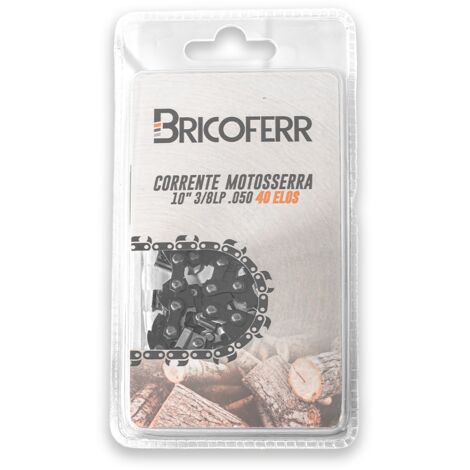 Bricoferr Cadena de motosierra 10" (25,4 cm) 3/8 0,050 40 eslabones
