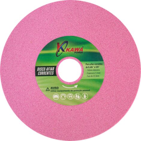 Kawapower Disco para afilador de cadenas Ø 108 x 23 x 4 mm