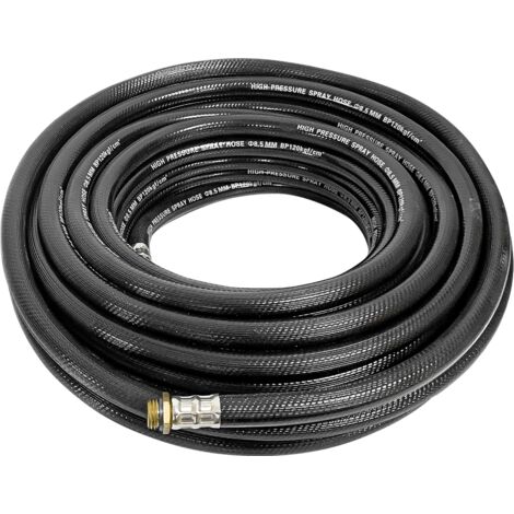 Bricoferr Manguera negra para pulverizador de 8,5 mm - 15 metros