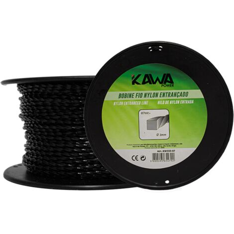 Kawapower Hilo de nylon helicoidal 3 mm 87 m (1/2)