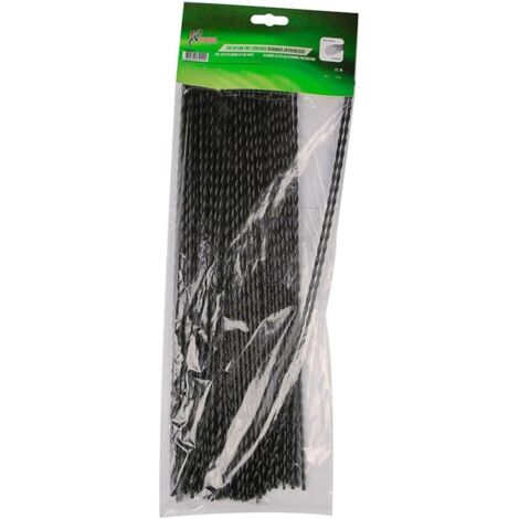 Kawapower Hilo de nylon precortado redondo trenzado 3 mm (3mm x 32 cm x 50 Unid) (1/2)